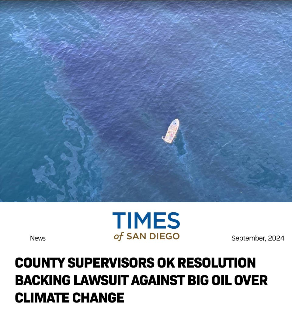 County Supervisors OK Resolution Backing Lawsuit Against Big Oil Over Climate Change